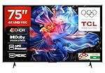 TCL 189 cm (75 inches) Metallic Bezel Less Series 4K Ultra HD Smart LED Google TV 75V6C (Black)