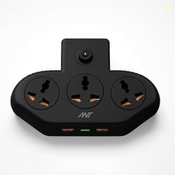 Ant Stinger 321 Extension Board with Surge Protector |3 AC Sockets + 2