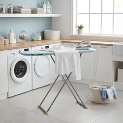 FLIPZON Premium Wooden 13 Unique Ironing Board with Heatproof Iron Hol