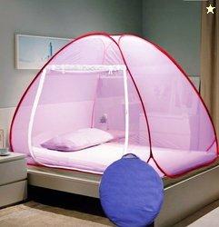 Litera SINGLE BED Polyester Washable Adults Mosquito Net (LIGHT P...mo