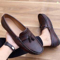 Bonexy Loafers For Men (Brown , 7)