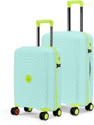 NASHER MILES Hard Body Set of 2 Luggage 8 Wheels - Goa Polypropyl...mo