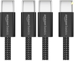 amazon basics Magnetic Coiled Type C to Type C (1.0m, 60W / 3.1A)  Fas