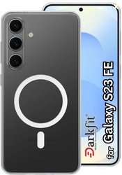 DARKFIT Back Cover for Samsung Galaxy S23 FE 5G (Transparent, Mag...mo