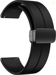 22 mm Silicone Magnetic Watch Straps Belt Band Compatible with Noise C