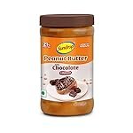 Sundrop Peanut Butter with Chocolate | Crunchy | 500 grams | With 21% Protein | 6.4% Dietary Fibre | Premium Roasted Peanuts | Great Value Per Gram of Protein I Low in Sodium