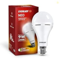 Eveready 9W Emergency Inverter LED Bulb, Cool Day Light (6500K), Recha