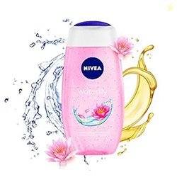 NIVEA Waterlily & Oil 250ml Body Wash| Shower Gel with Care Oil Pearls