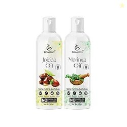 100% Pure Jojoba 100ML & Moringa 100ML Combo For Rapid Hair Growth, An