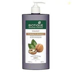 Biotique Bio Walnut Volume and Bounce Shampoo and Conditioner | For Fi
