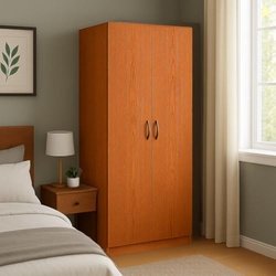 MATTERHORN LuxeStore 2-Door Wardrobe V | Modern Bedroom Closet with Lo
