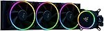 Razer Hanbo Chroma RGB All-In-One Liquid Cooler: Ultimate AIO Design – Quiet Fans – Silent Cooling – PWM Fan Controller Support – ARGB Pump Cap – 360MM-RC21-01770200-R3M1
