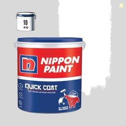 Nippon Paint Quick Coat Interior Emulsion Paint - 10 KG (WHITE)-Quick