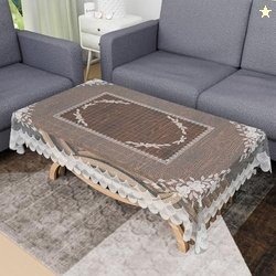 Urbane Home Center Table Cover | 40x60 Inch | Tabletop Cover | Decorat