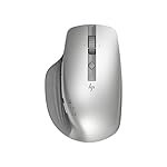 HP 930 Creator Wireless Mouse, USB-A dongle, Bluetooth 5.1, 7 programmable Buttons, Up to 4000 dpi, Pair up to 3 Devices, Rechargeable 12-Week Battery, 3-Year Warranty, 0.13 kg, Silver, 1D0K9AA