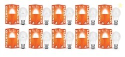 Halonix 9W B22 LED Cool White Bulb, Pack of 10