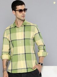 Levis Slim Fit Checked Pure Cotton Casual Shirt