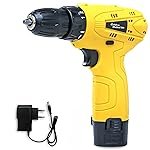 Golden Bullet SCD 12V Cordless Drill Screwdriver | 100% Copper Motor | 24Nm Torque | 1.5Ah Battery x1 | 10mm Keyless Chuck | LED Light | 18+1 Torque Settings | Forward Reverse | GBD 3693
