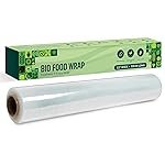 Robustt Bio Food Wrap Cling Film for Food Wrapping| 100 m Ã12â(Pack of 1) | Keeps Food Fresh Eco-Friendly Transparent Wrapping roll | Ideal Cling Film for Food Wrapping