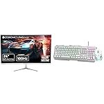 ZEBRONICS A24FHD LED Monitor, 24 inch (60.96cm), 250 nits, 100Hz, Slim Design, FHD, 1080p, Wall Moun