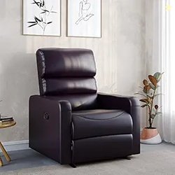 The Couch Cell | Manual Recliner Chair | Leatherette Upholstered Recli