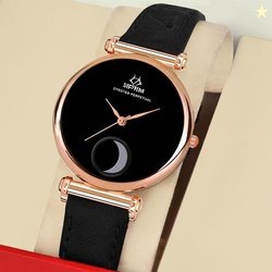 Septem Analog Watch  - For Women 304-Black Moon Stylish Girls Wat...mo