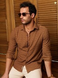 Campus Sutra Men Classic Opaque Casual Shirt