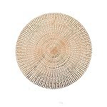 Home Centre Cinder Spiral Textured Placemat, 40 cm x 40 cm