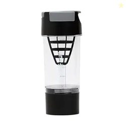 CULT Cyclon Shaker Bottle 500ml with Mixer Ball & Storage BPA-Free, Le