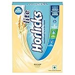 Horlicks Lite 420g, Scientifically designed for Adults |High Protein, Zero added sugar|Badam Flavour