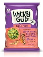 WickedGud Fusilli Pasta Semolina Wheat 400gm
