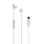 Skullcandy in-Ear Wired Earbuds with USB-C, Noise Isolation, Microphone, Call and Track Control, Enhanced Audio Drivers, Compatible with Smartphones, Tablets, and Laptops â Bone