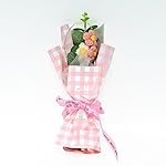 Cortina Handmade Crochet Artificial Flowers with Light | Aesthetic Room Decor, Home Decor, Living Room Decor & Bedroom | Great for Christmas Gifting – Pink 2-15x2x40 CM