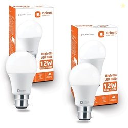 Orient Electric 12W High Glow LED bulb| 180-degree wide beam angle| Vo
