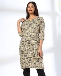 AVAASA MIX N' MATCH Women Paisley Print Straight Kurta