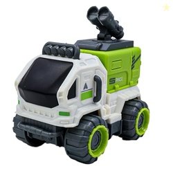 ToyBharat Space Ship Car is a friction-powered toy with a futuristic d