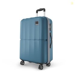 Safari Genius Theo 8 Wheels 76cm Large Size Check-in Trolley Bag, Hard