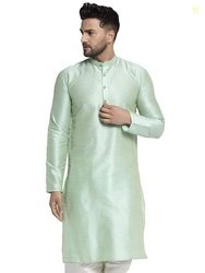 Jompers Men's Dupion Silk Regular Fit Casual Kurta