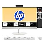 HP AIO 24, AMD Ryzen 3 7320U,8GB LPDDR5, 512GB SSD (Win11,Office24) Anti-Glare, FHD, 23.8inch(60.5 cm), 510SP White Wireless Keyboard and Mouse Combo,Radeon Graphics,White, 5.27kg,24-cr0014in/cr0016in