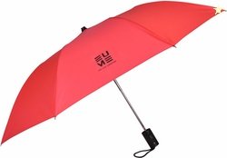 EUME Leatrix 21 Inch 2 Fold Auto-Open Umbrella (Red)
