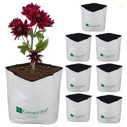 cocogarden UV Treated Poly Grow Bags for Terrace Gardening (24 x 24 x