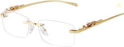 Legend Eyewear Mc Stan Vintage Rimless Sunglasses Retro Luxury Gold Me