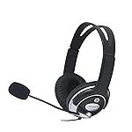 HP Wired On Ear Headphones with Mic with 3.5 Mm Drivers, in-Built Noise Cancelling, Foldable and Adjustable for Laptop/Pc/Office/Home/ 1 Year Warranty (B4B09PA)