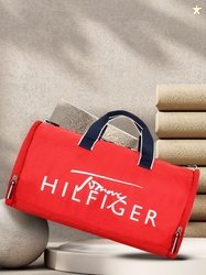 TOMMY HILFIGER 29 L Gym Duffel Bag - Kamryn - Red