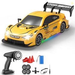 Zivvy Big Drift Racing RC Car Yellow | 2.4G Rechargeable Remote Contro