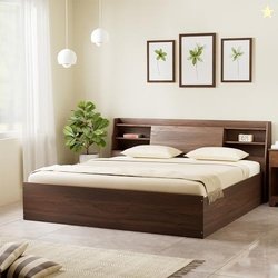Amazon Brand - Solimo Altamore Engineered Wood King Bed with Headboard