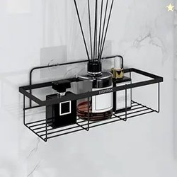 Plantex GI Steel Self Adhesive Bathroom Shelf/Wall Mounted Shelf for B