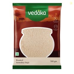 Amazon Brand - VEDAKA Roasted Semolina (Suji), 500 g