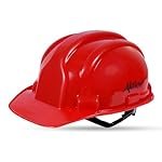 Aktion AK H02_WHT Safety Helmets Rachet Type, Color: Red, Pack of 35, IS 2925:1984