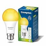 Crompton Dyna Ray 12 Watt LED Bulb Warm White | Pack of 1 | B22 Base, Energy-Efficient | LED Bulb for Home & Office, 180 Degree Coverage